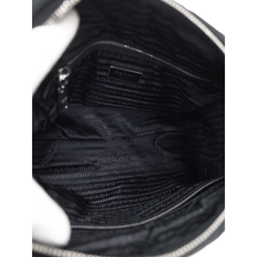 Prada Tessuto Impuntu Quilted Chain Shoulder Bag Black - Picture 3 of 9